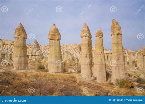 Cappadocia Tuff Rock Formations Love Valley Stock Photo - Image of ...