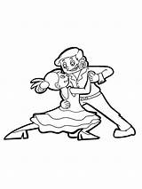 Dancer coloring Pages sketch template