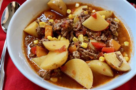 Mexican Beef and Potato Soup - Mom to Mom Nutrition