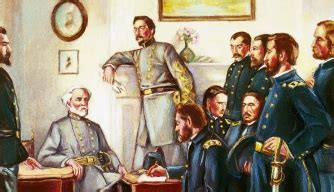 general-lee-surrendering-at-appomattox - Ulysses S. Grant Pictures - Ulysses S. Grant - HISTORY.com