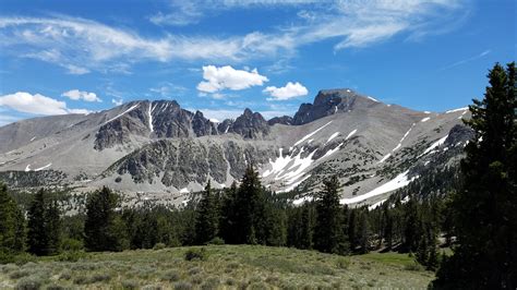 Wheeler Peak, Great Basin National Park, Nevada USA. At 13,063 ft, it ...