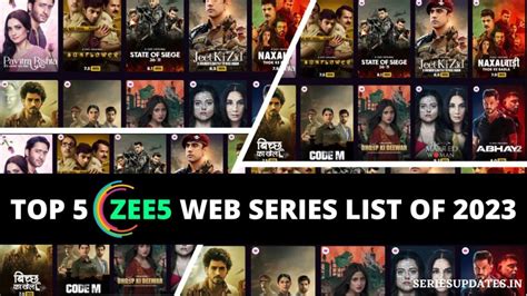 ZEE5 Web Series List: Top Picks for Binge-Watching in 2023