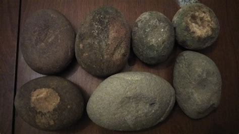 Hammerstone/abrading stone collection. The tool many people overlook. : r/Arrowheads