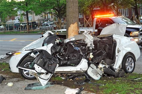 Three young men survive horrific car crash