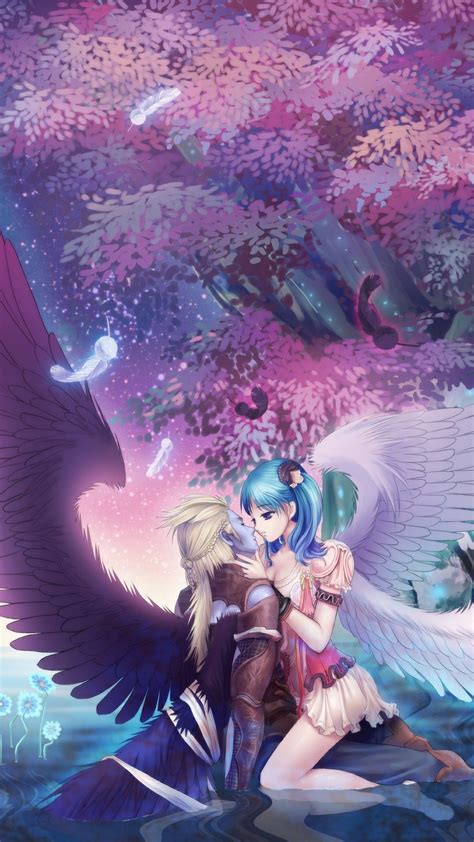 Love Angels Android Wallpaper Anime, Anime Wallpaper Download, Boys Wallpaper, Couple Wallpaper ...