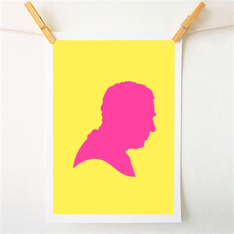 Buy Colourful King Charles Silhouette Portrait - A1, A2, A3 or A4 art ...