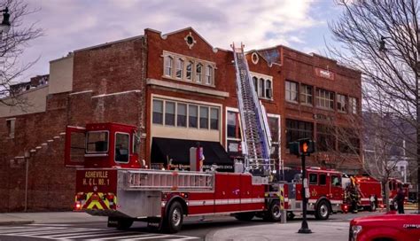 Asheville Fire’s dual driver ladder truck maneuvers through tight spots ...