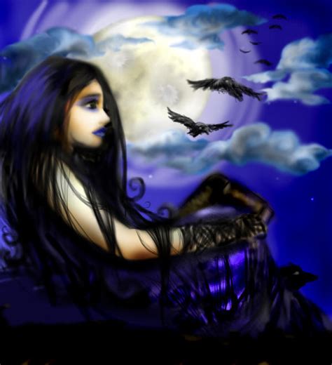 crow girl by Marya- on DeviantArt