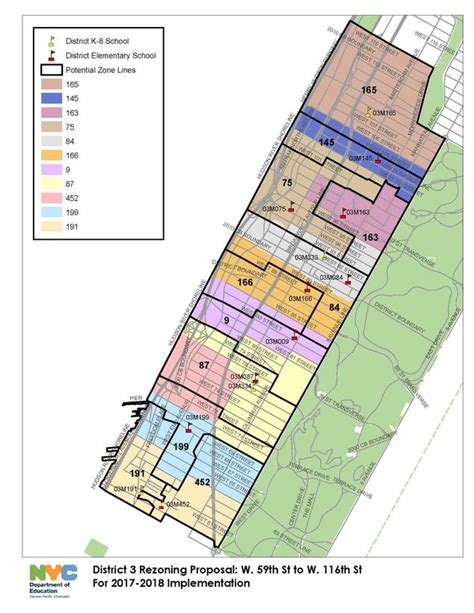 School District Map Manhattan Nyc