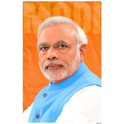 StickMe Narendra Modi BJP Inspirational Non-Tearable Adhesive Eco-Friendly Paper Poster Rolled ...