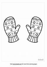 Free Winter Glove Coloring Page  Printables Kidadl sketch template