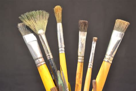 Free Images : bunch, brush, tool, bouquet, artist, paintbrush, watercolor, handles, vertical ...