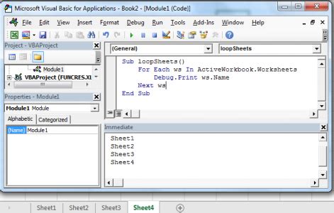 How To Loop Through Sheets In Excel Using VBA