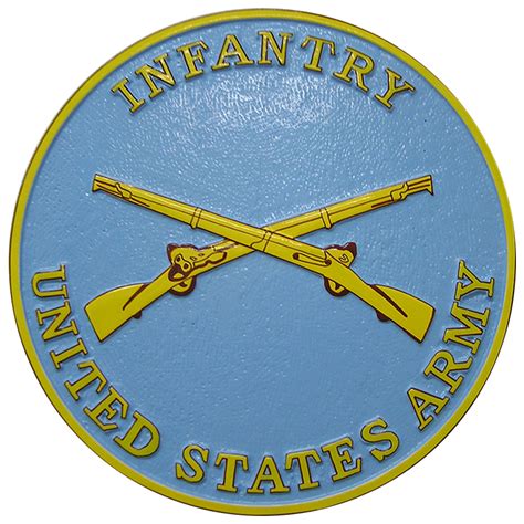 Army Insignia Infantry Seal Plaque