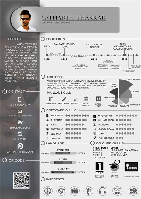 Curriculum Vitae | Resume design creative, Resume design template, Architecture resume