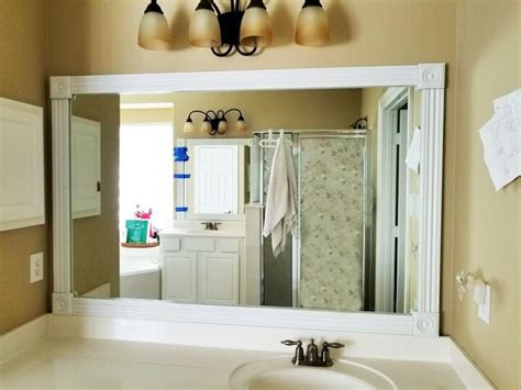 Simple Ways to Make a Framed Bathroom Mirror | Hometalk