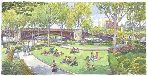 Park sketch Boston | 方案 | Pinterest | Urban design and Architecture