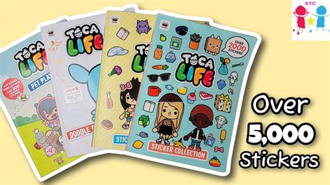 Toca Life Handmade Sticker Book DIY Toca Boca Stickers Toca, 59% OFF