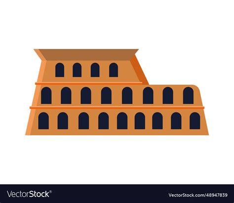 Rome colosseum Royalty Free Vector Image - VectorStock