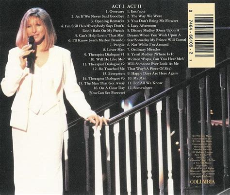 Barbra Streisand -The Concert - 2-Disc CD Set 74646610923 | eBay