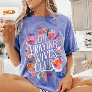 Praying Wives Club PNG DUO, Floral Retro Christian Sublimation, Christian Wife, Proverbs 31 ...