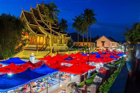 Luang Prabang Night Market - Laos Tours