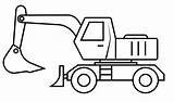 Excavator Gaddynippercrayons Sketch Coloring Page sketch template