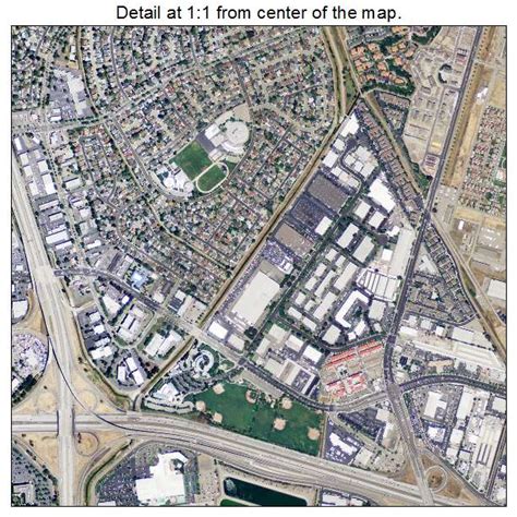 Aerial Photography Map of Dublin, CA California