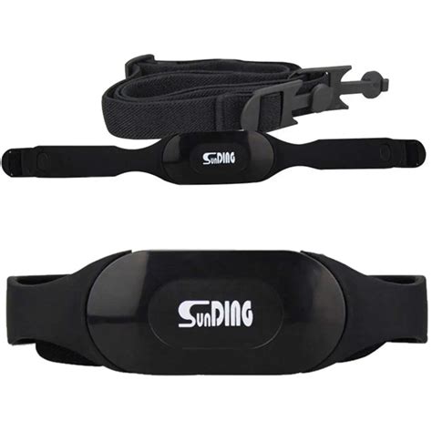 SunDING Bluetooth 4.0 Adjustable Wireless Sport Heart Rate Monitor Chest Belt Strap Band-in ...