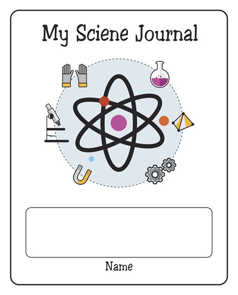 Science Journal Cover - 6 Free PDF Printables | Printablee