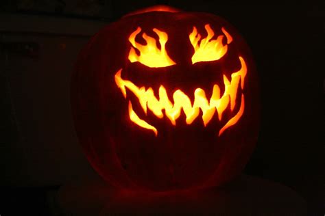 2010 Pumpkin Carving | Flame Face Carved by Jill | Jill | Flickr