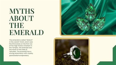 May Birthstone: The Emerald. Estate Diamond Jewelry