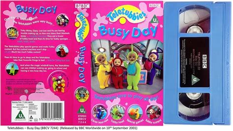 Teletubbies - Busy Day (BBCV 7244) UK VHS Cover and Tape | Flickr