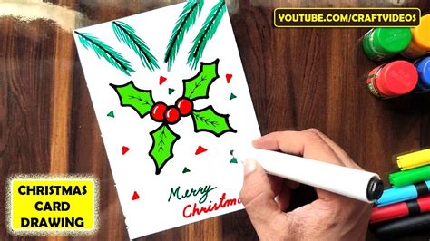 How To Draw Christmas Cards