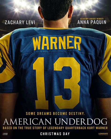 American Underdog Trailer Stars Zachary Levi as NFL Legend Kurt Warner