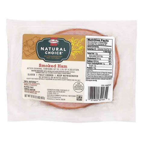 HORMEL™ NATURAL CHOICE™ Smoked Ham, Lower Sodium - Hormel Foodservice International | Mexico ...