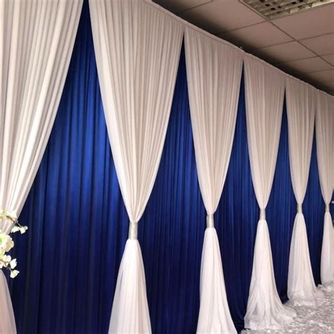 157.0US $ |Wedding Curtain Backdrop | Backdrop Drape Curtain | Blue Backdrop Curtain | Swag ...