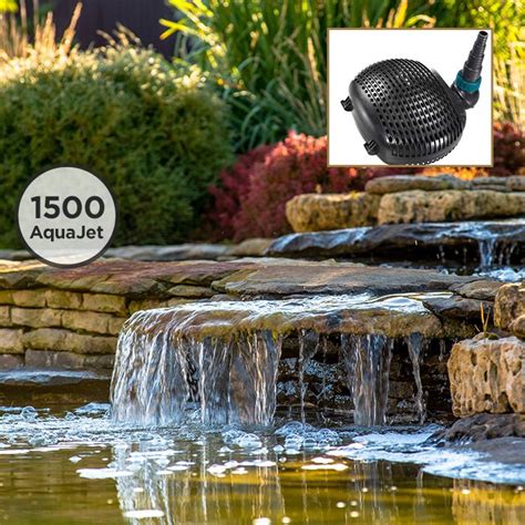 Solar Waterfall Pump Kit Direct Daylight 1500GPH with Brushless Pump ...