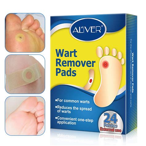 Buy Wart Remover, Wart Removal Plasters Pad, Foot Corn Removal Plaster with Hole, Penetrates and ...