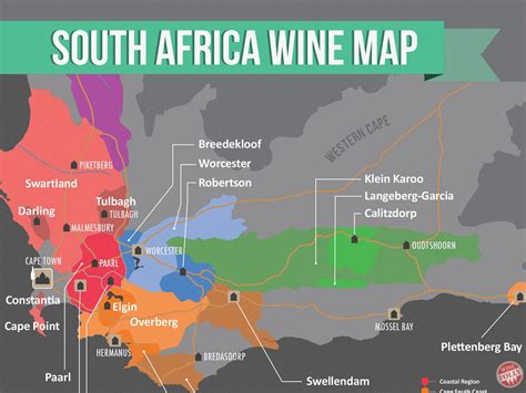 South African Wine (with Maps) | Wine Folly | South african wine, South africa wine, Wine region map