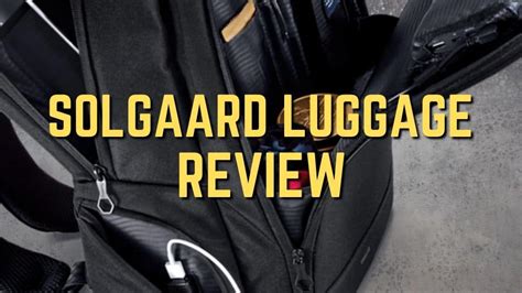 Solgaard Luggage Review