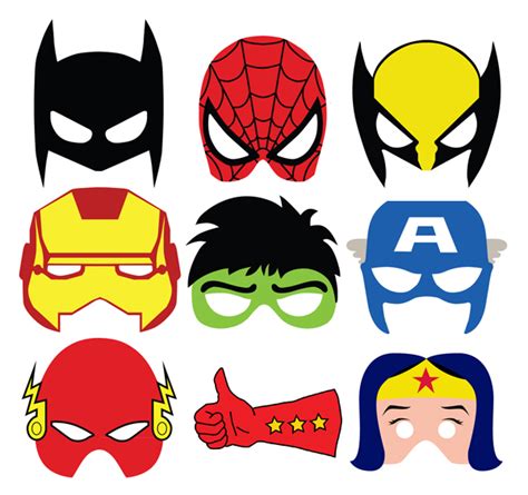 Superheroes masks :: Behance