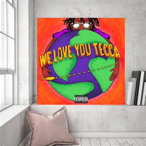 WE LOVE you TECCA home decorate wall art canvas posterno | Etsy