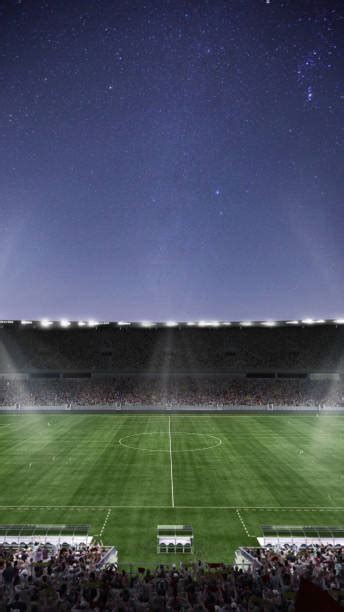 Empty Stadium And Tribune By Night Stock Photos, Pictures & Royalty-Free Images - iStock