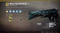 Malfeasance - Destinypedia, the Destiny wiki