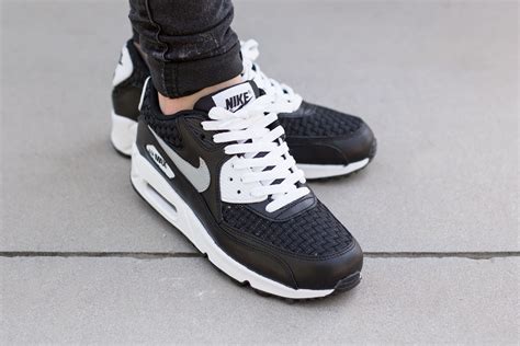 Nike Air Max 90 Premium Mesh White Black - Sneaker Bar Detroit