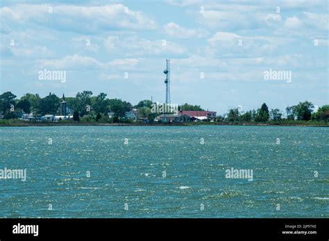 Smith Island Ferry Trip - Entering Harbor at Ewell Stock Photo - Alamy