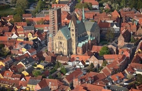 Ribe Cathedral and the city | Stock image | Colourbox