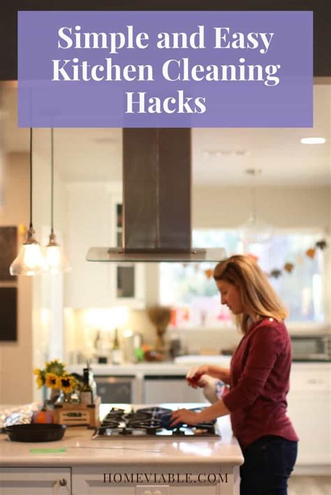 14 Super Simple Kitchen Cleaning Hacks You Need to Use | HomeViable