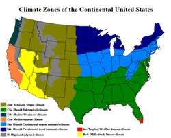 Geographic Distribution - Humid Subtropical